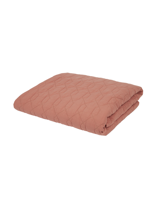 Couverture Wabi-Sabi matelassée en coton lavé