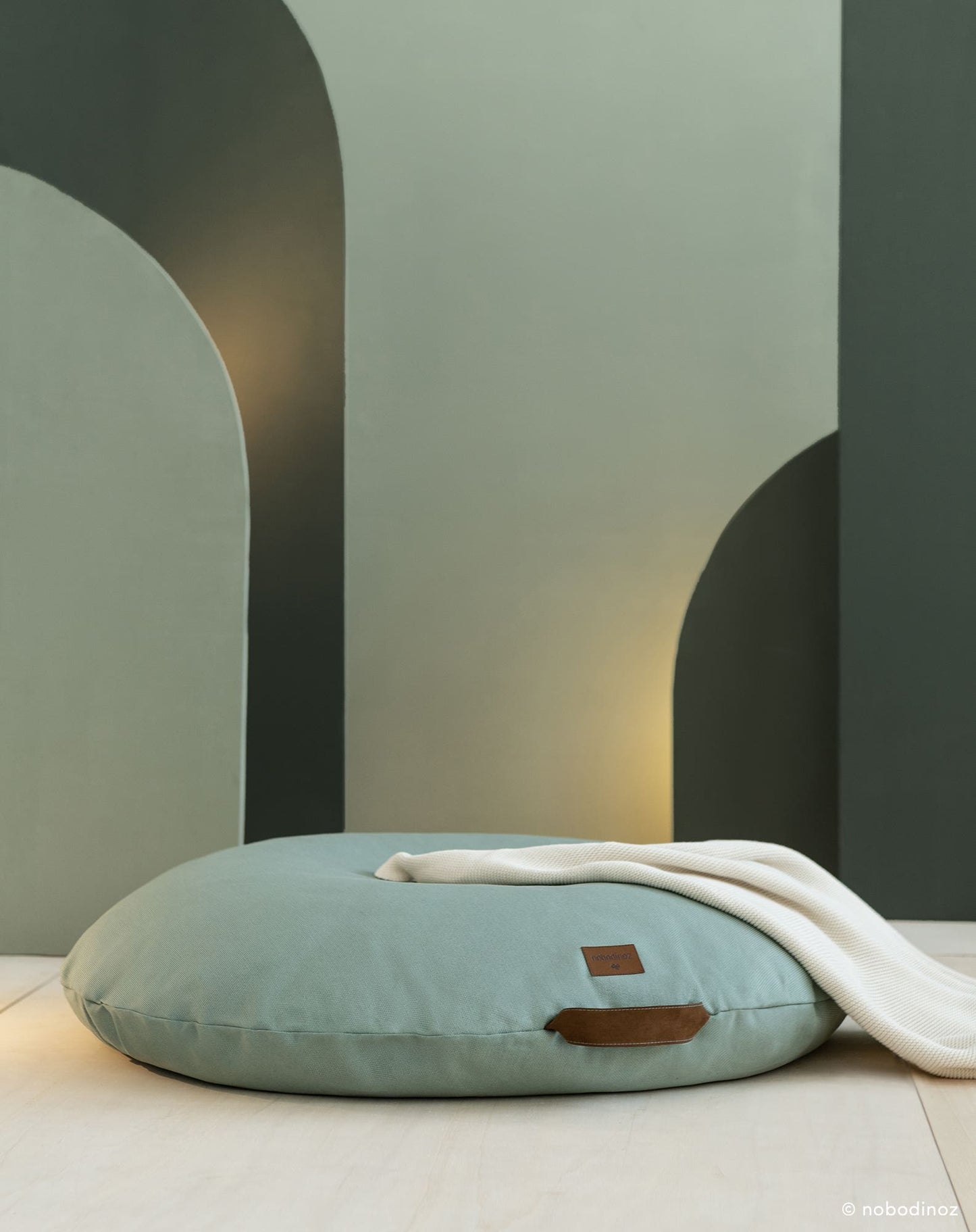 Sahara floor cushion eden green
