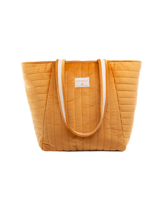SAVANNèVELVET MATERNITY BAG 50X34X18 FARNIENTE YELLOW