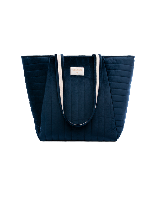 SAVANNèVELVET MATERNITY BAG 50X34X18 NIGHT BLUE