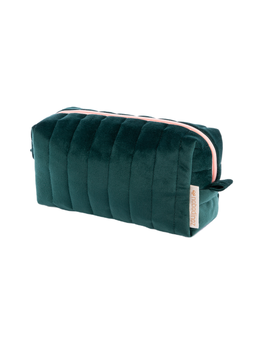 SAVANNèVELVET VANITY CASE 20X9X8 JUNGLE GREEN