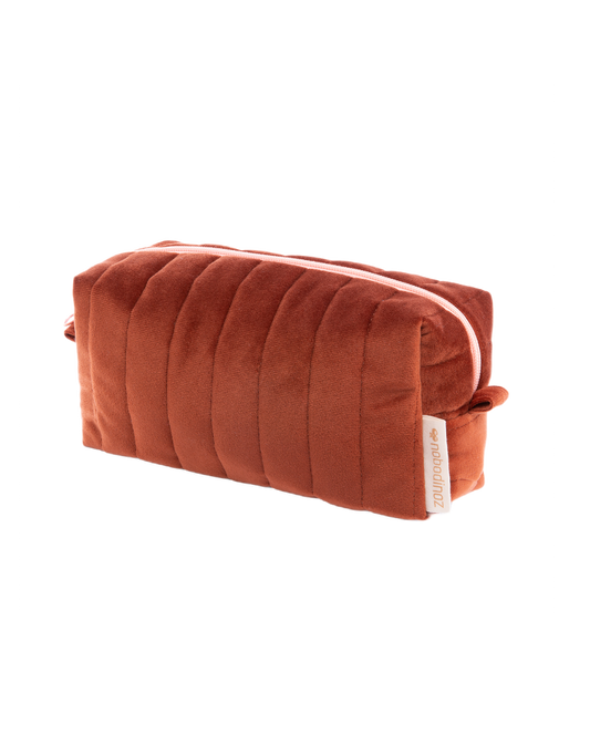 SAVANNèVELVET VANITY CASE 20X9X8 WILD BROWN