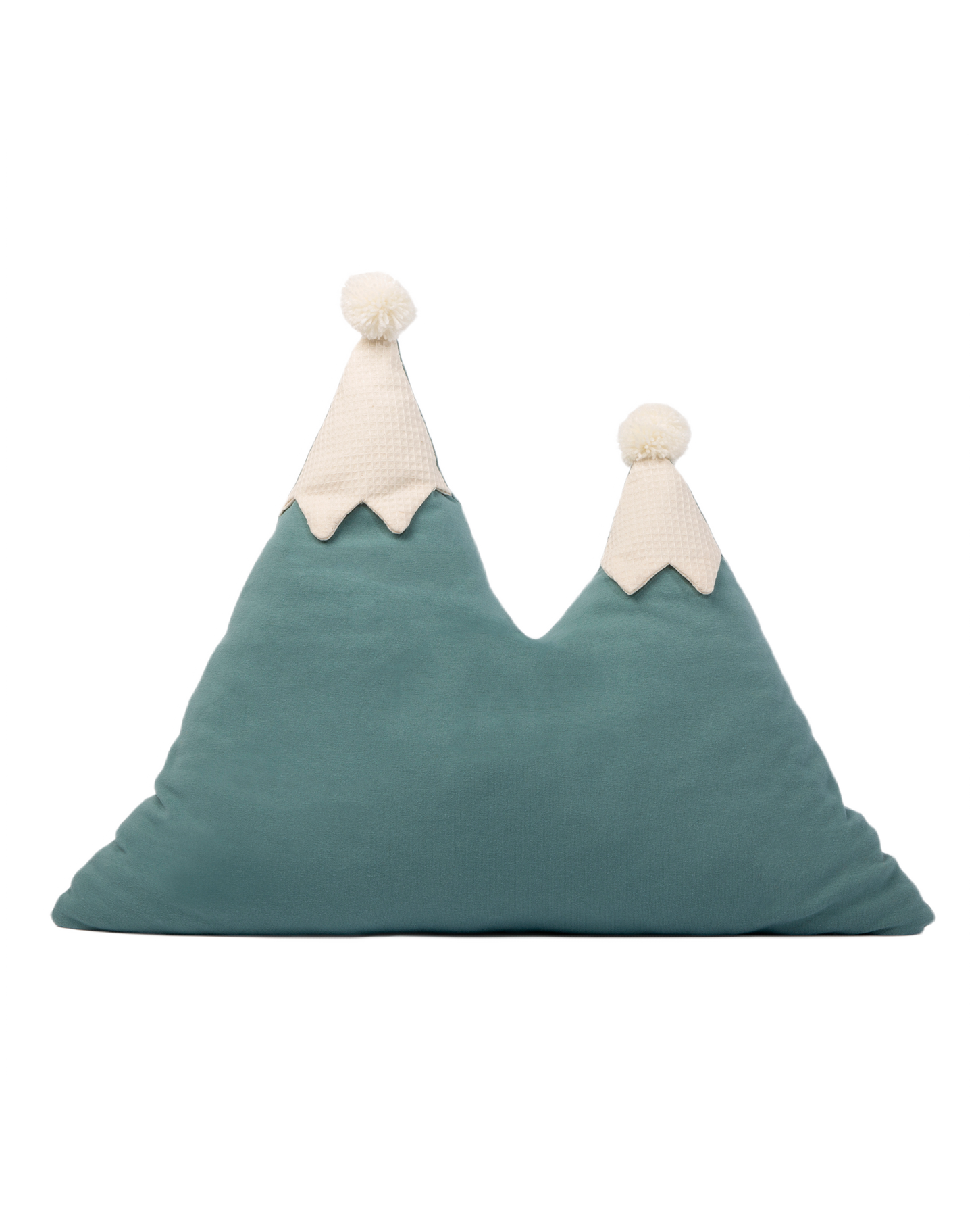 Snowy mountain cushion 42x50 magic green