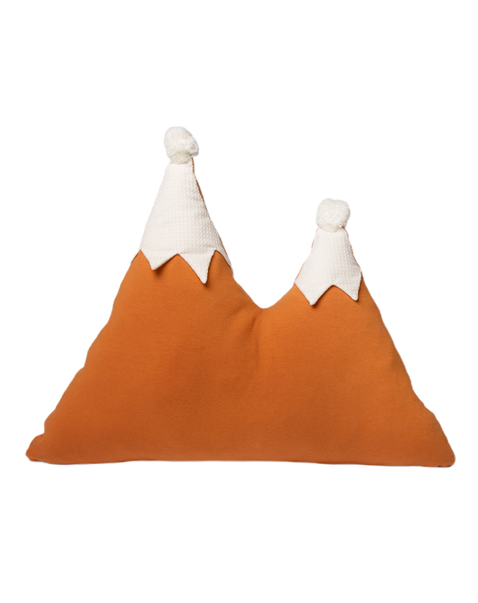 Snowy mountain cushion 42x50 sunset