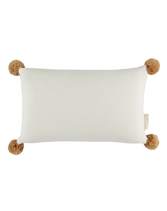 SO NATURAL KNITTED CUSHION 22X35-MILK