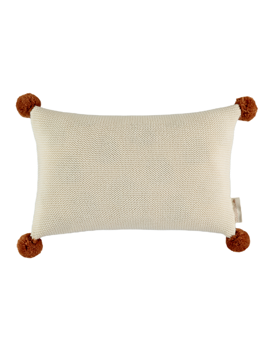 SO NATURAL KNITTED CUSHION 22X35-NATURAL