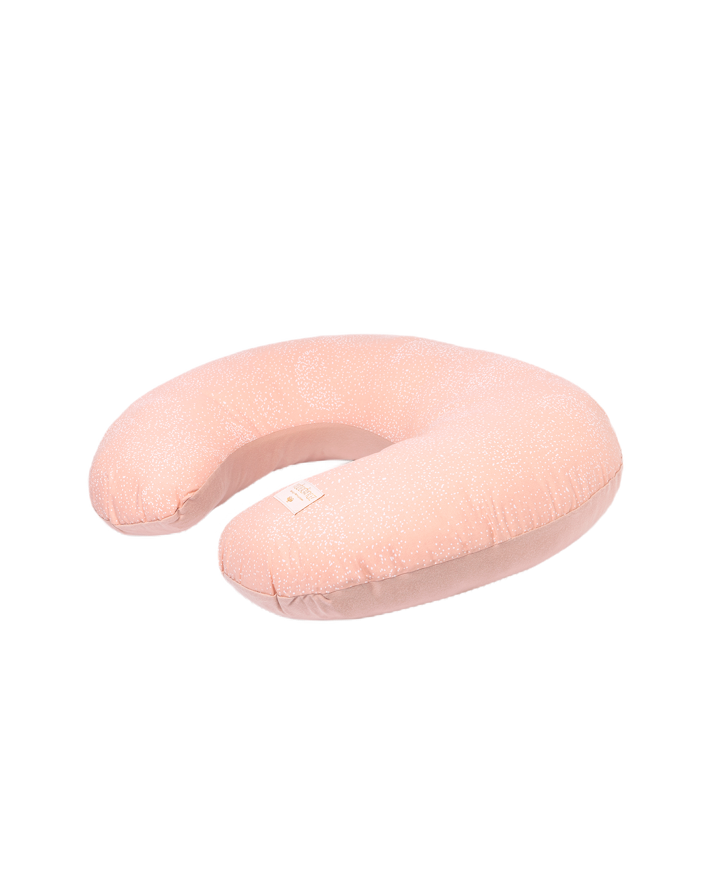NURSING PILLOW SUNRISE White bubble misty pink