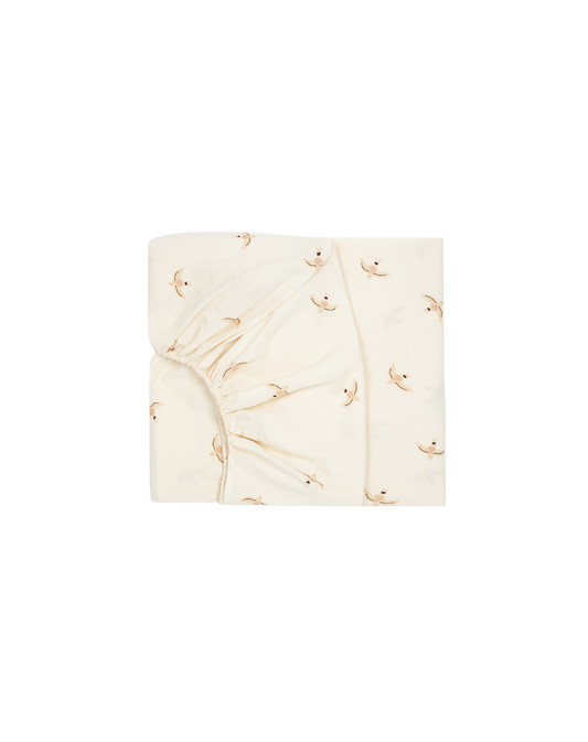 Tibet sheet single 90X200X30-NUDE HAIKU BIRD