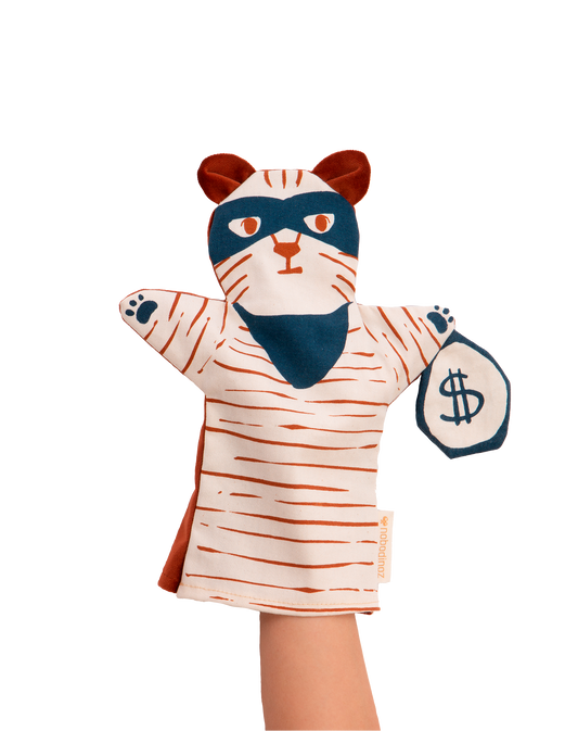 TIGER HAND PUPPET 24X30