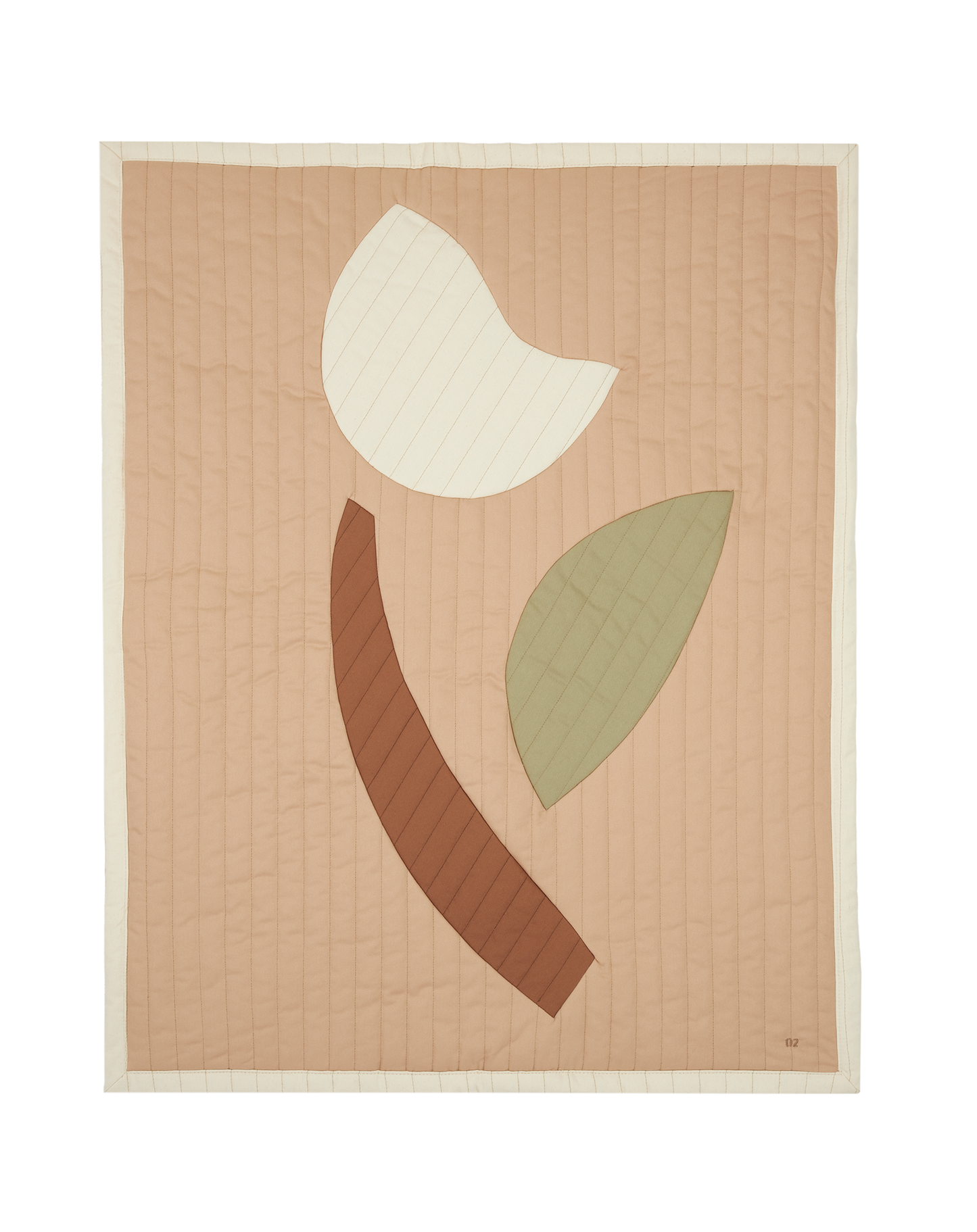 Cuadros acolchados con tulipanes 
