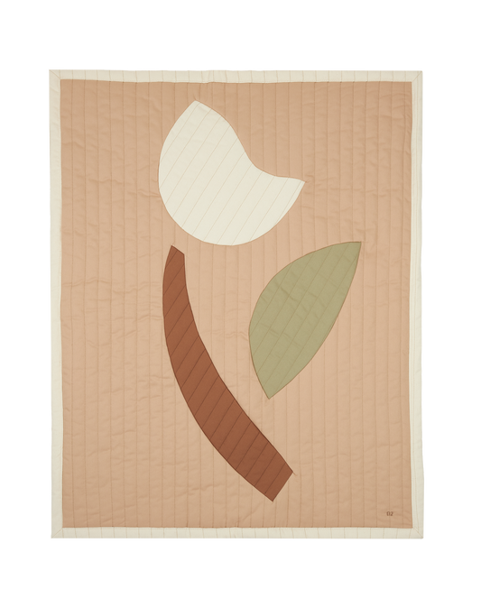 Cuadros acolchados con tulipanes 