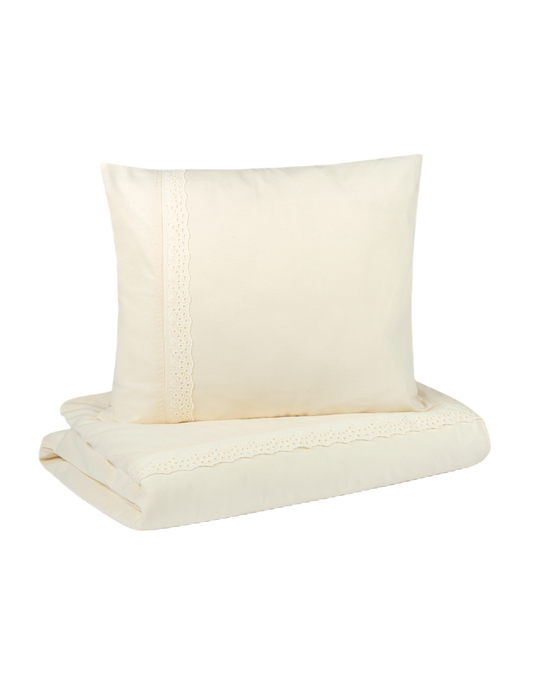 Housse de couette de berceau Vera eyelet lace 100X150