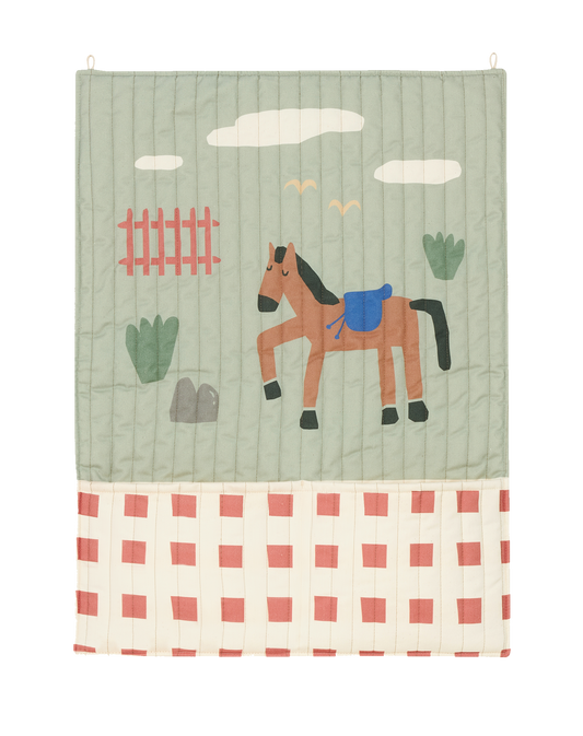 Organizador de pared acolchado Vibes Horse