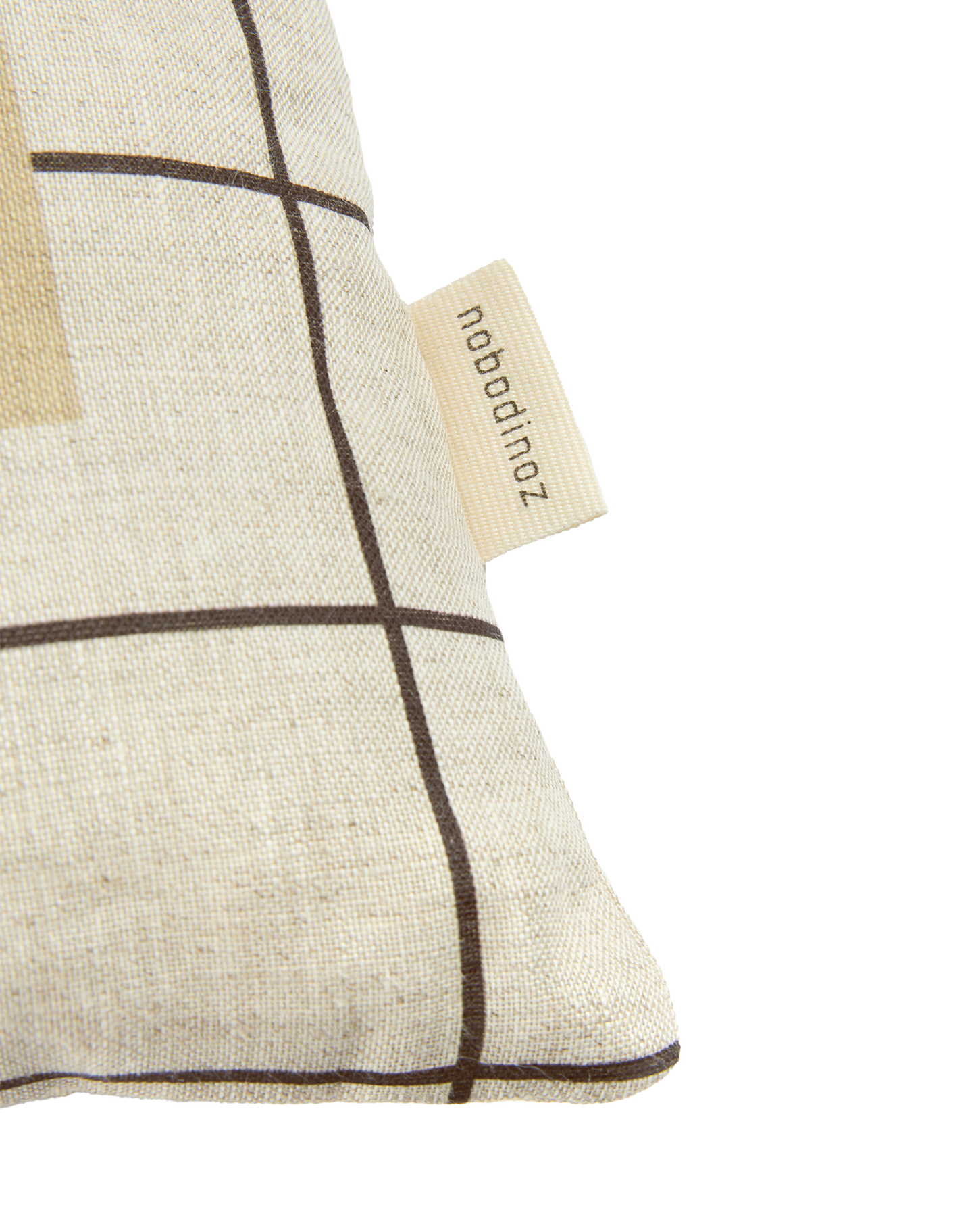 Coussin rectangulaire en lin français Vibes S