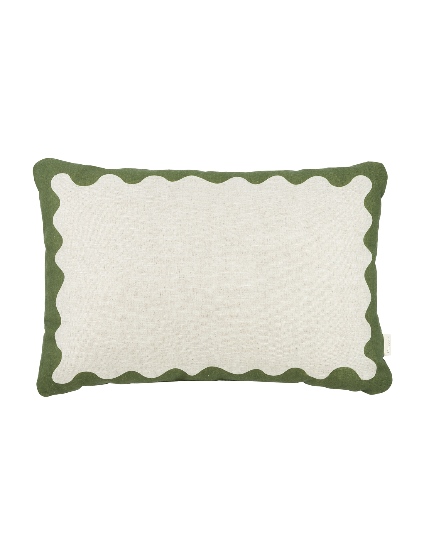 Coussin rectangulaire en lin français Vibes L
