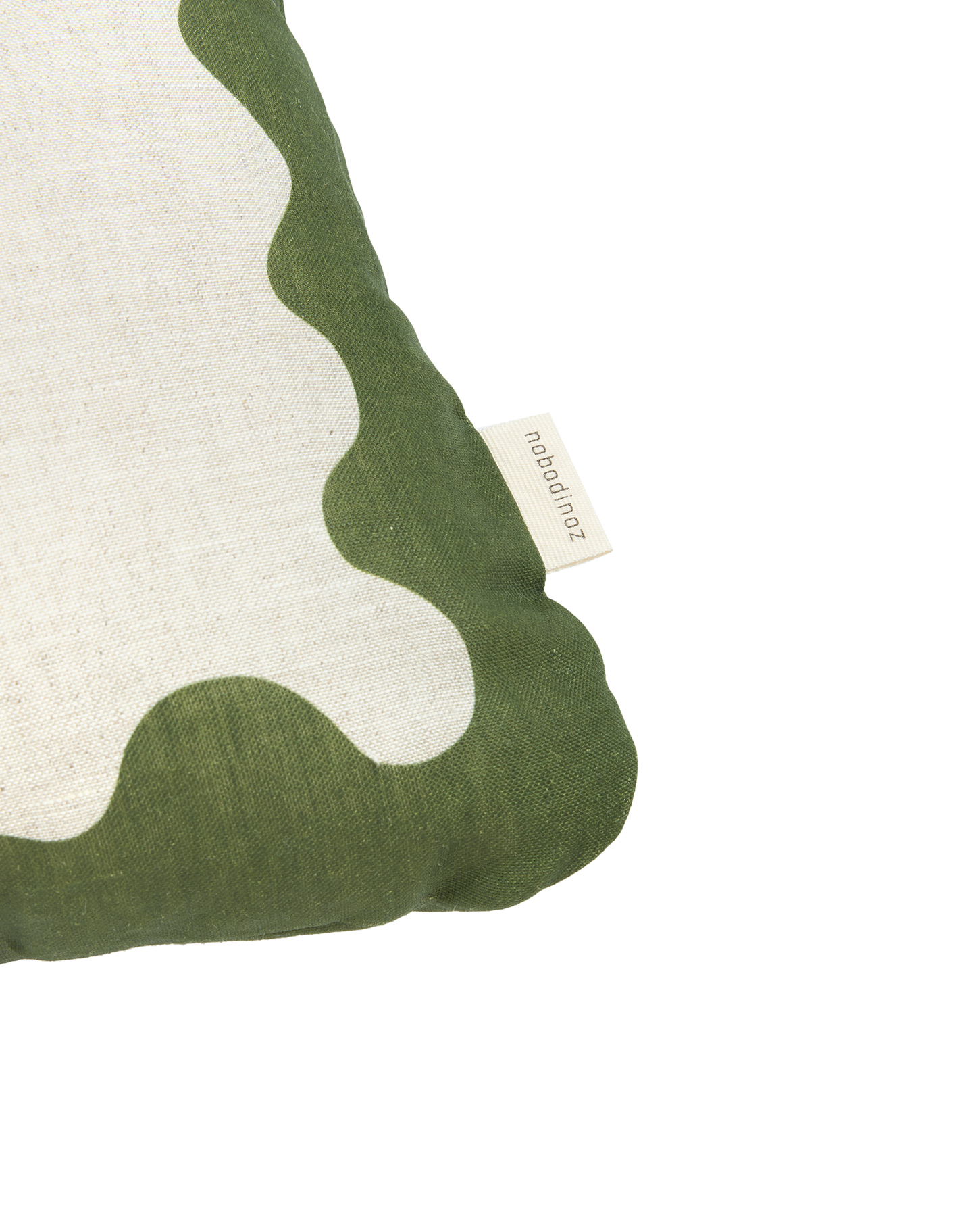 Coussin rectangulaire en lin français Vibes L