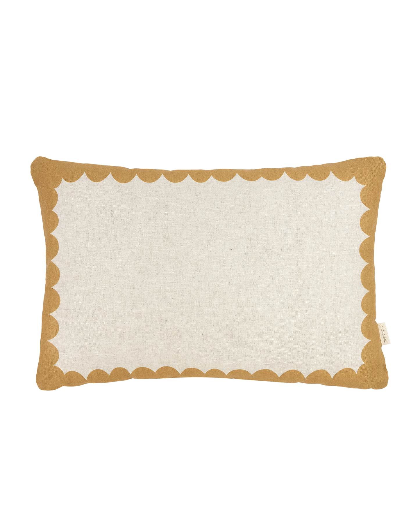 Coussin rectangulaire en lin français Vibes L