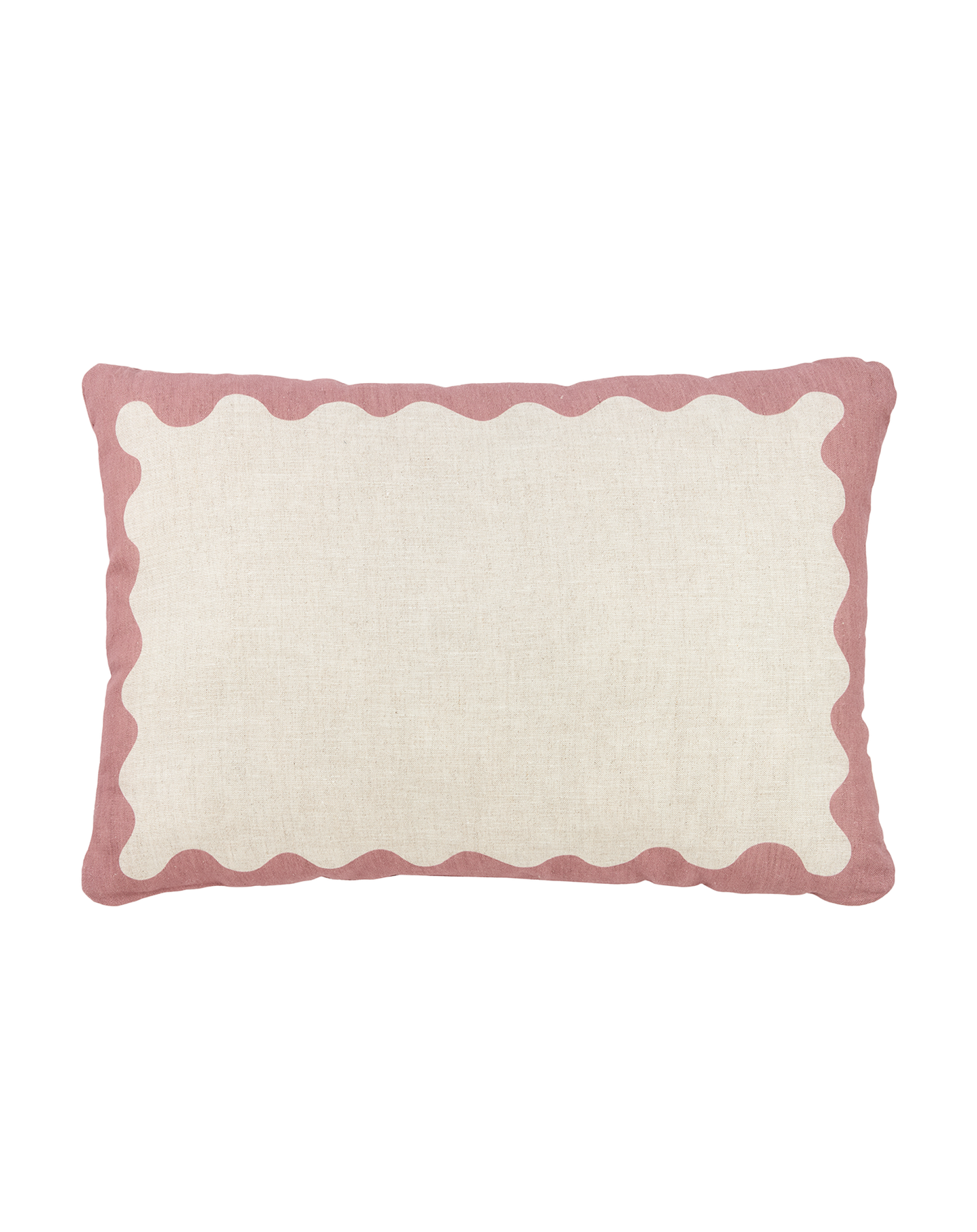 Coussin rectangulaire en lin français Vibes L