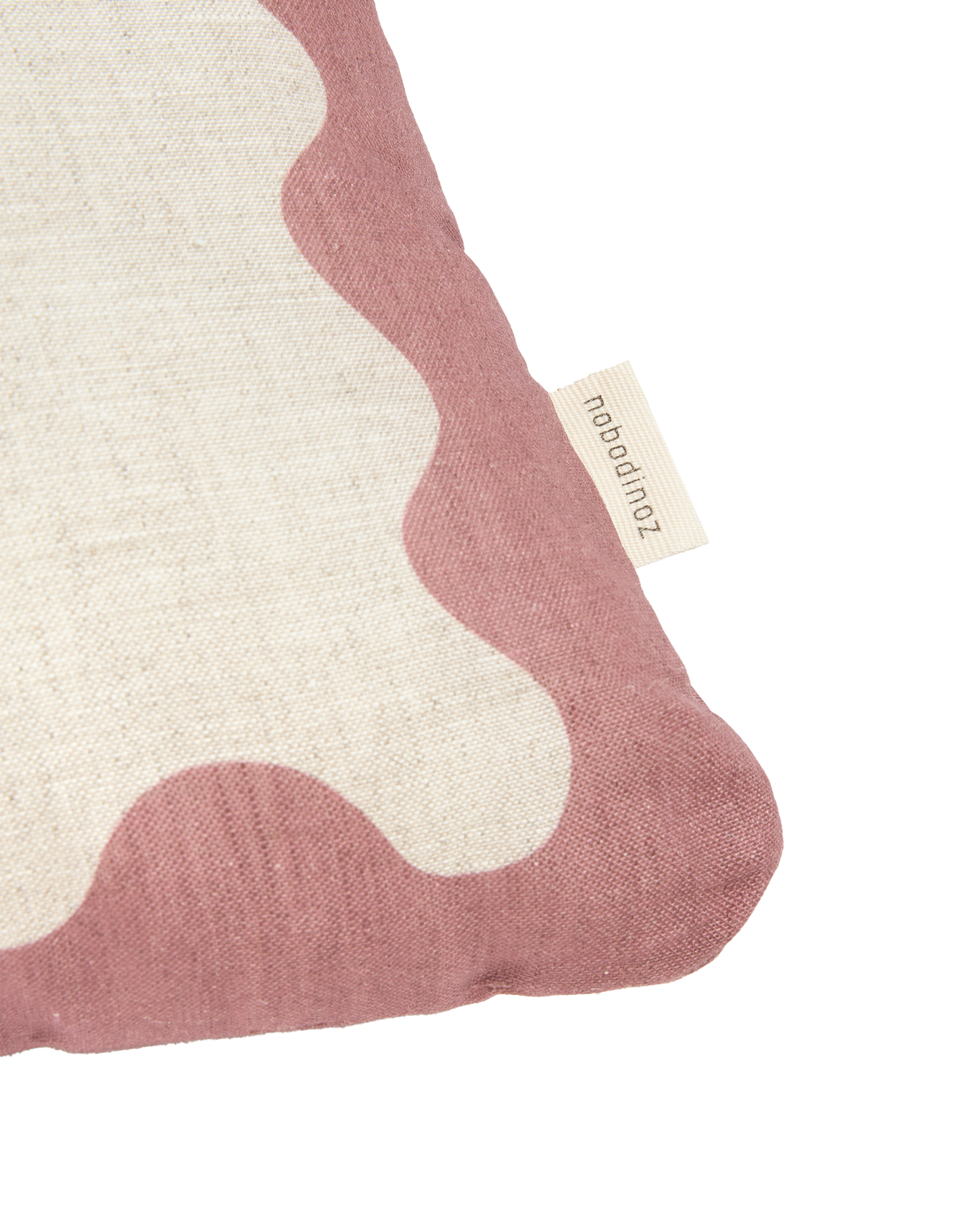 Coussin rectangulaire en lin français Vibes L