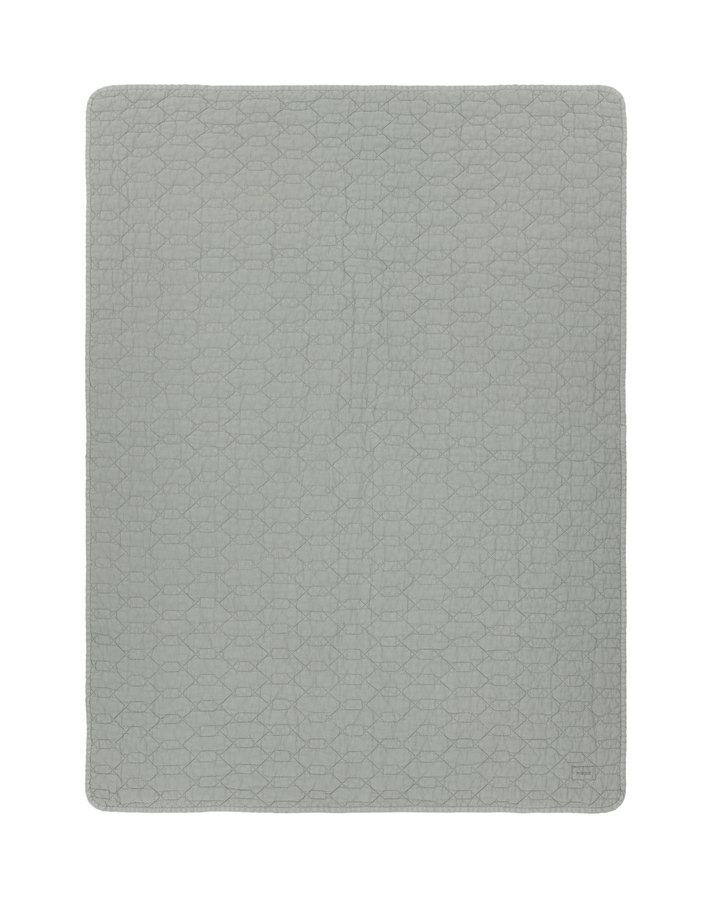Couverture Wabi-Sabi matelassée en coton lavé