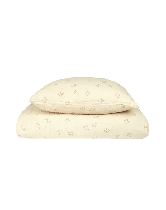 Juego de cama infantil Wabi-Sabi en gasa de algodón doble lavada