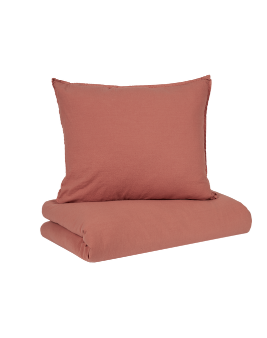 Juego de cama para bebé Wabi-Sabi en gasa doble de algodón lavado 