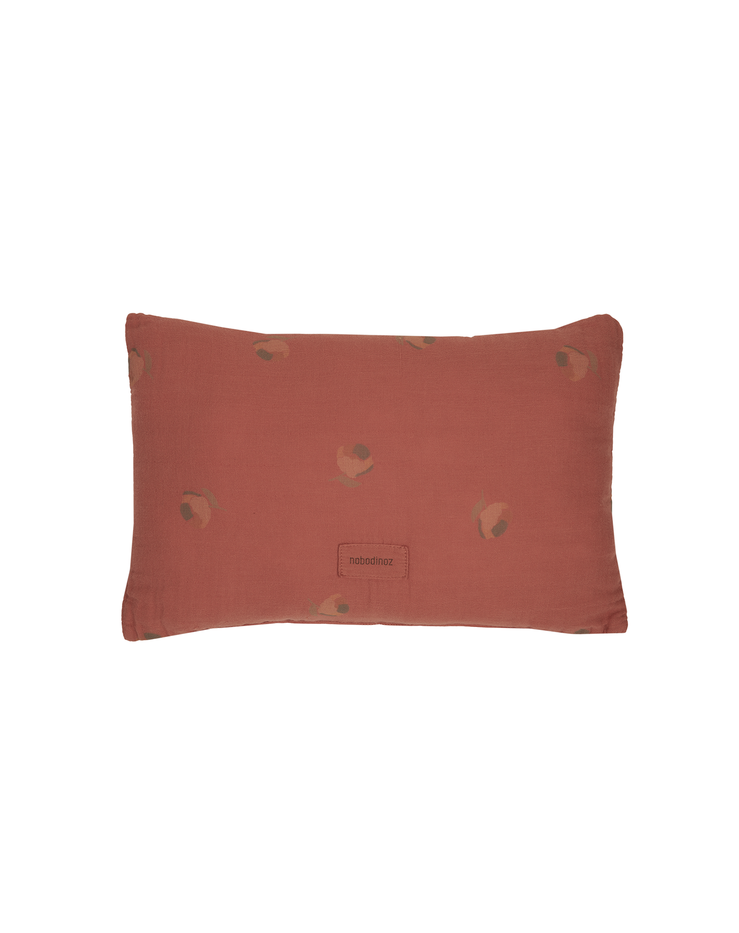 Coussin Wabi-Sabi rectangulaire en double gaze de coton lavé