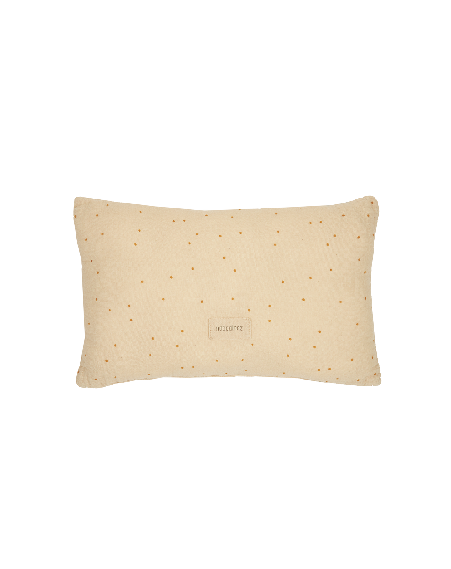 Coussin Wabi-Sabi rectangulaire en double gaze de coton lavé